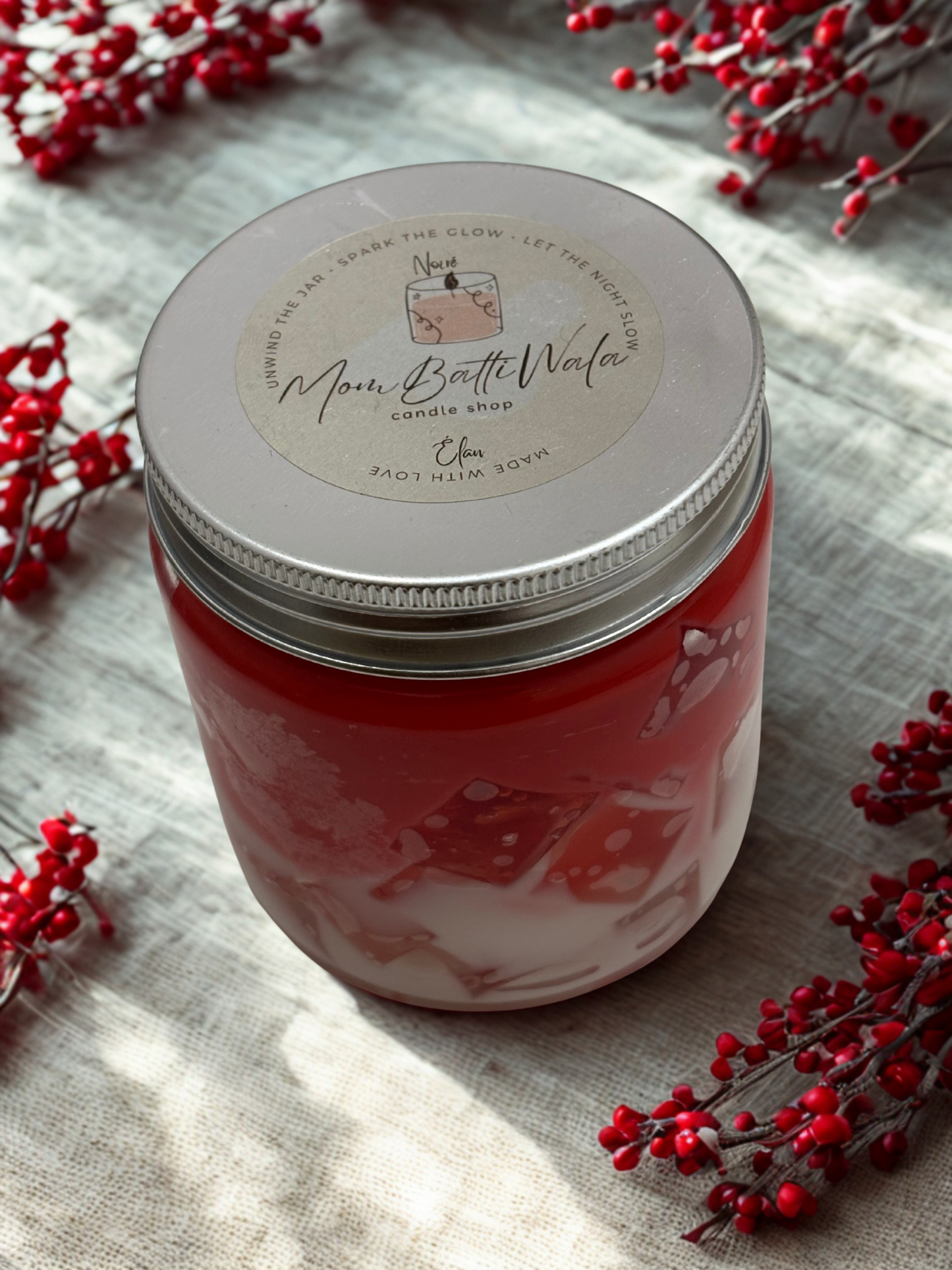 Frostberry Kiss - A swirl of icy sweetness and ripe berries, captured in every glow