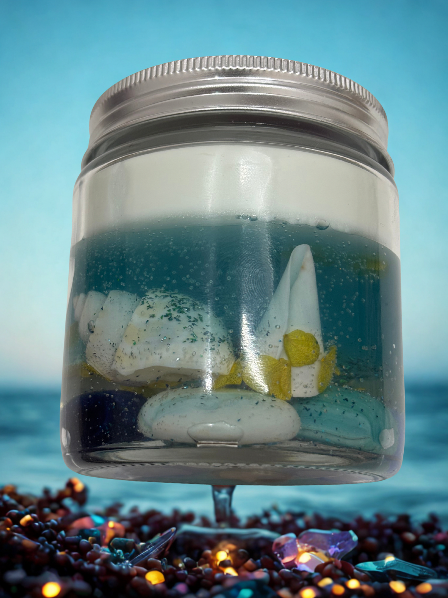 Siren’s Lagoon - An ocean’s whisper of mystery and calm, bottled in blue light